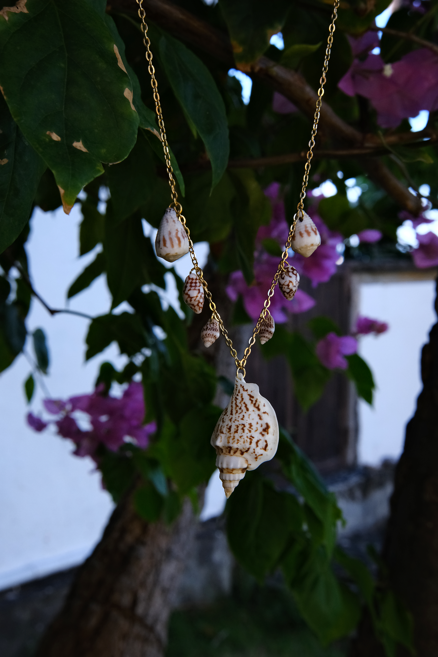 Cascade Conch Necklace