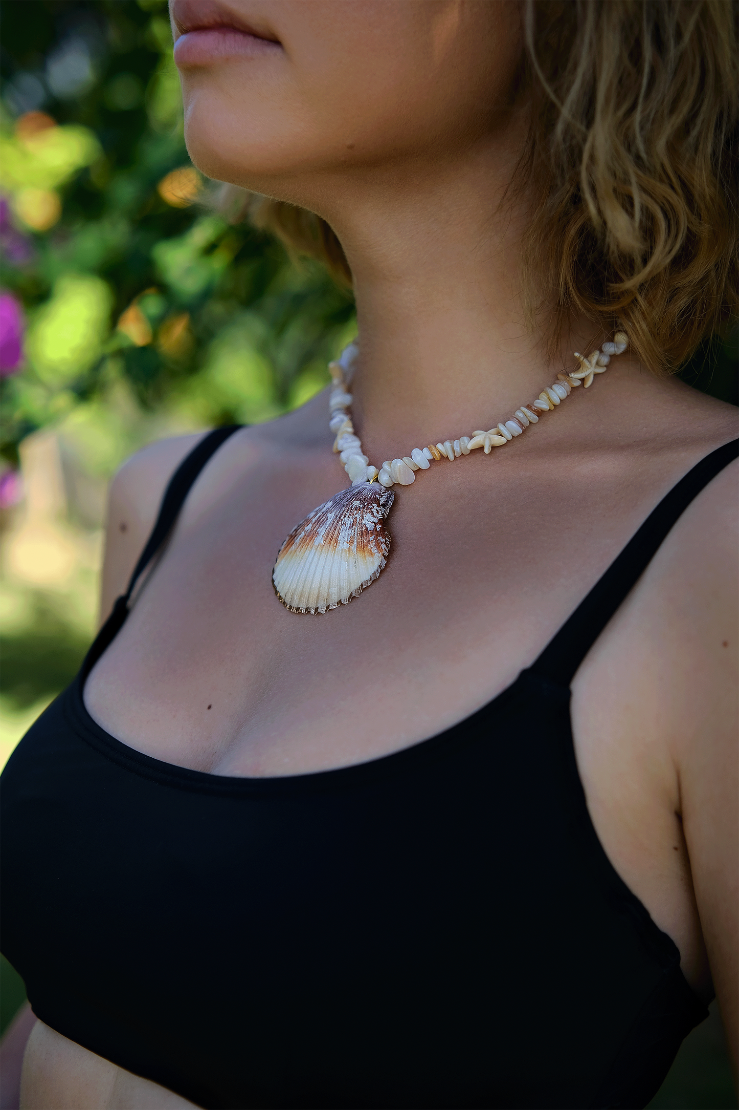 Ocean Star Scallop Necklace