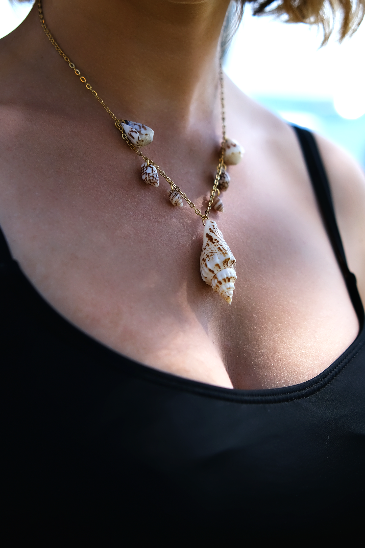 Cascade Conch Necklace